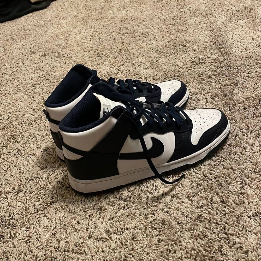 Nike dunk high midnight navy
